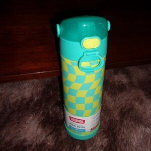 THERMOS FUNTAINER 16 Ounce Stainless Steel Vacuum Insulated Bottle New